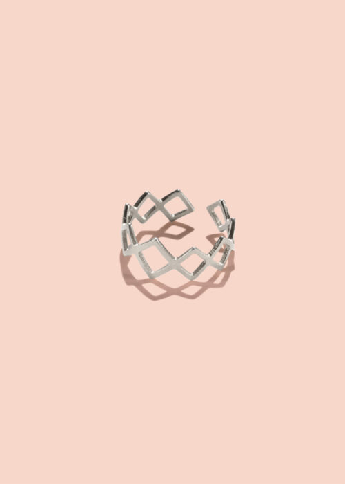 Nia-ring-quadrate-silber-matt