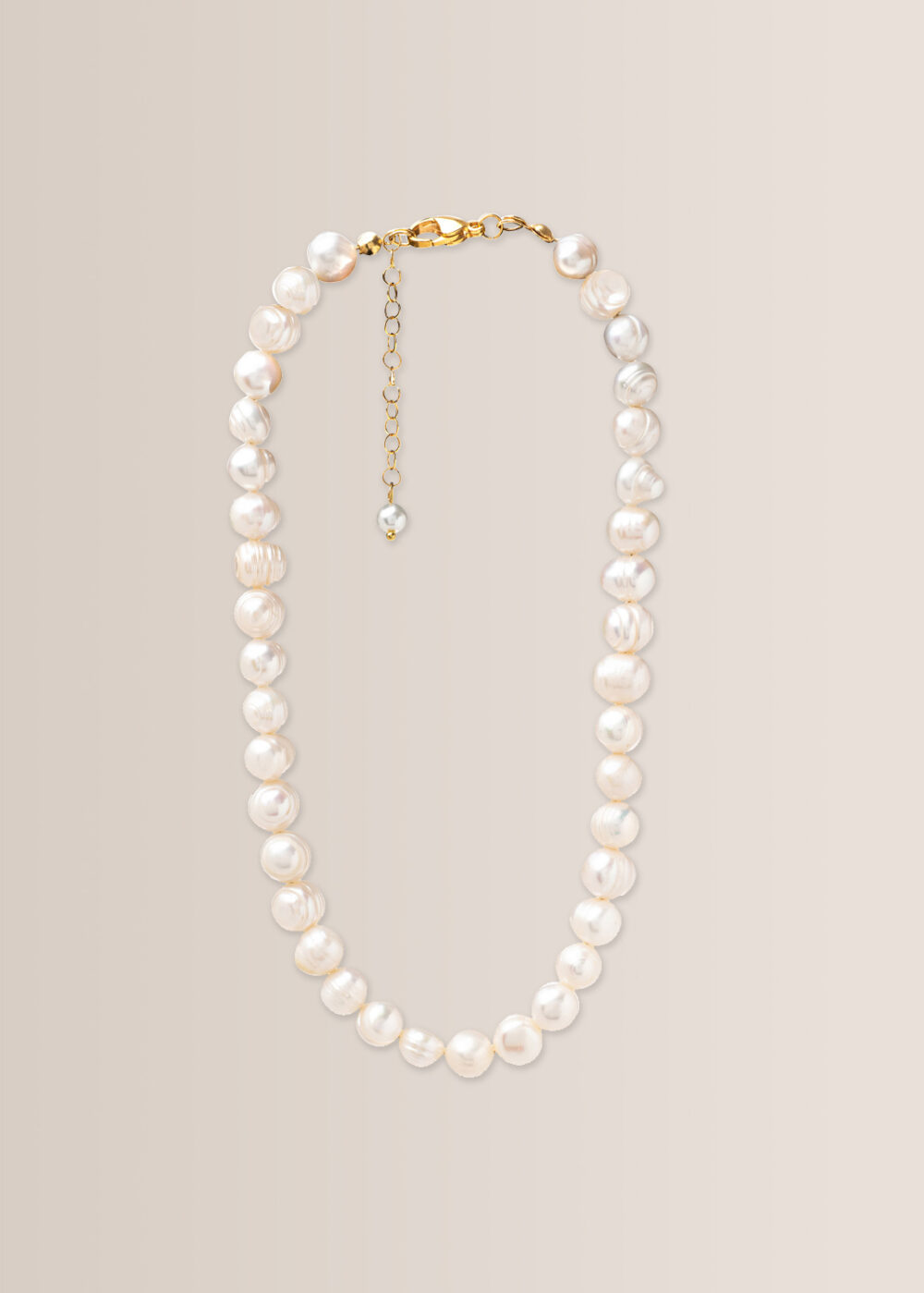 Isabella-Perlenkette-Naturperlen-Gold