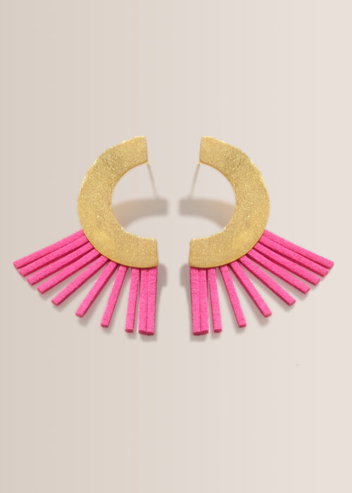 Carrie-Ohrringe-gold-pink-fuchsia