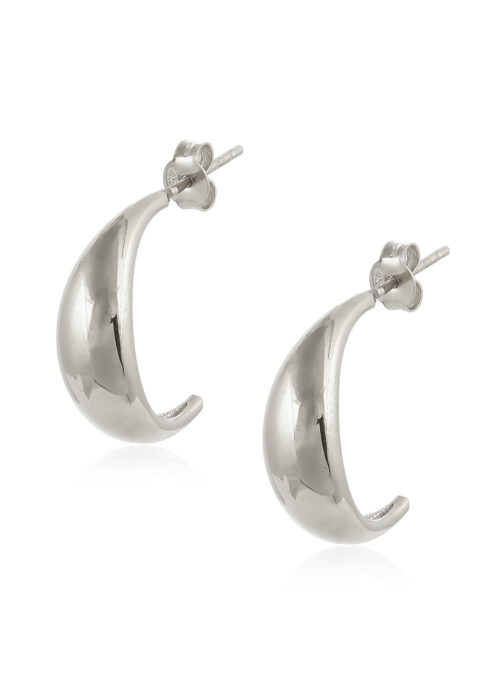 Silber Hoops